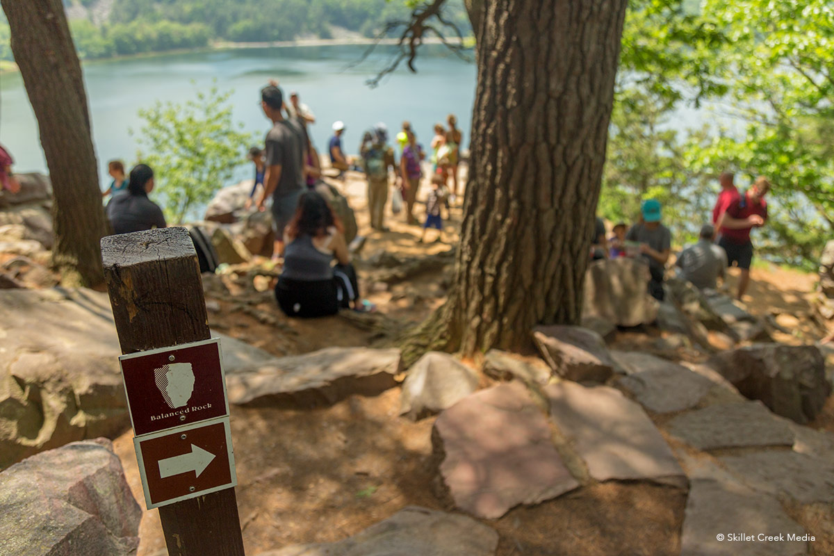 Busy Balanced Rock Trail