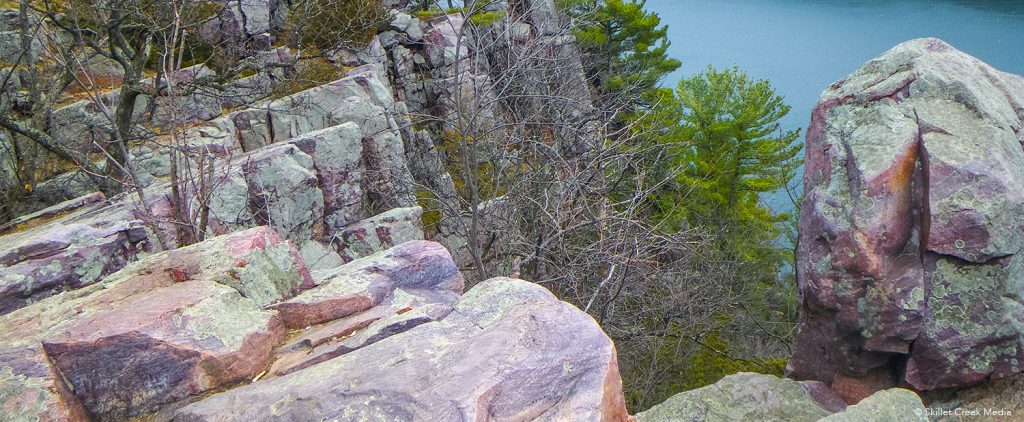 Baraboo Quartzite on Devil's Lake's West Bluff