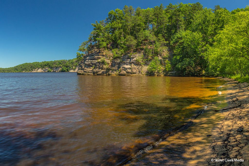 Dells of the Wisconsin River Shoreline