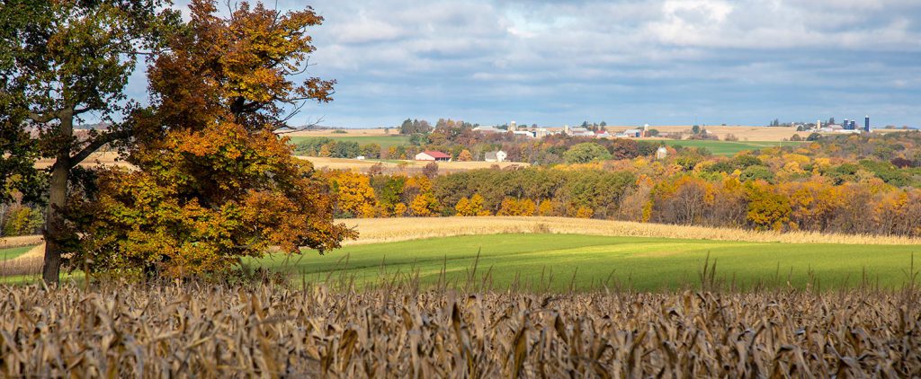 Wisconsin Country Landscape.