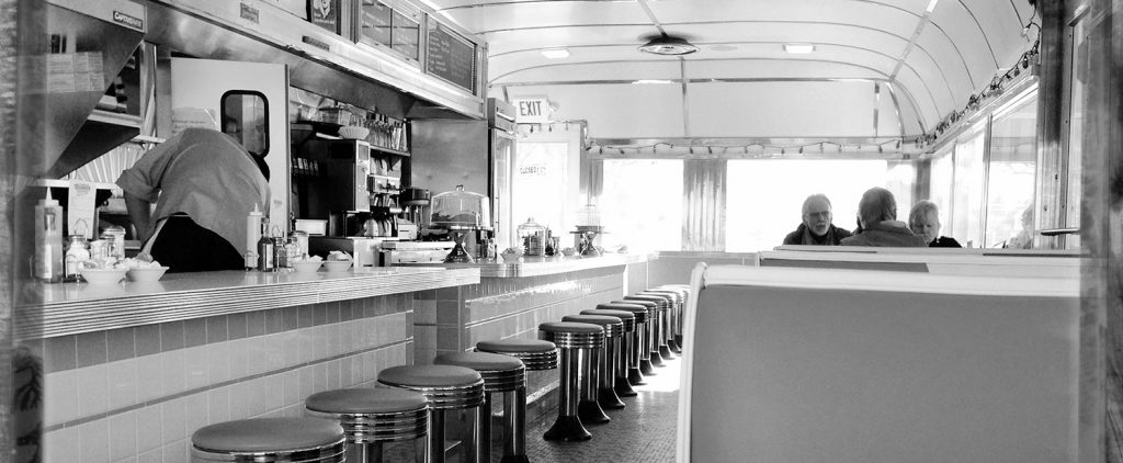 Diner in Baraboo, Wisconsin.