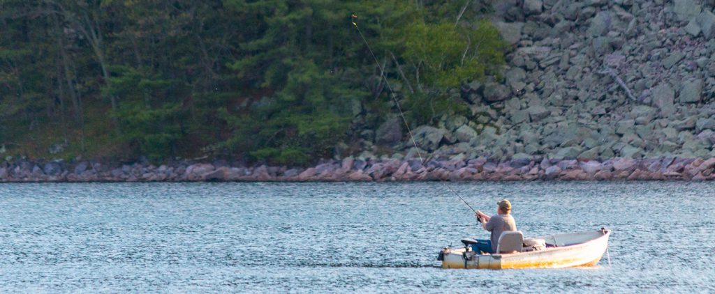 Fishing at Devil's Lake State Park