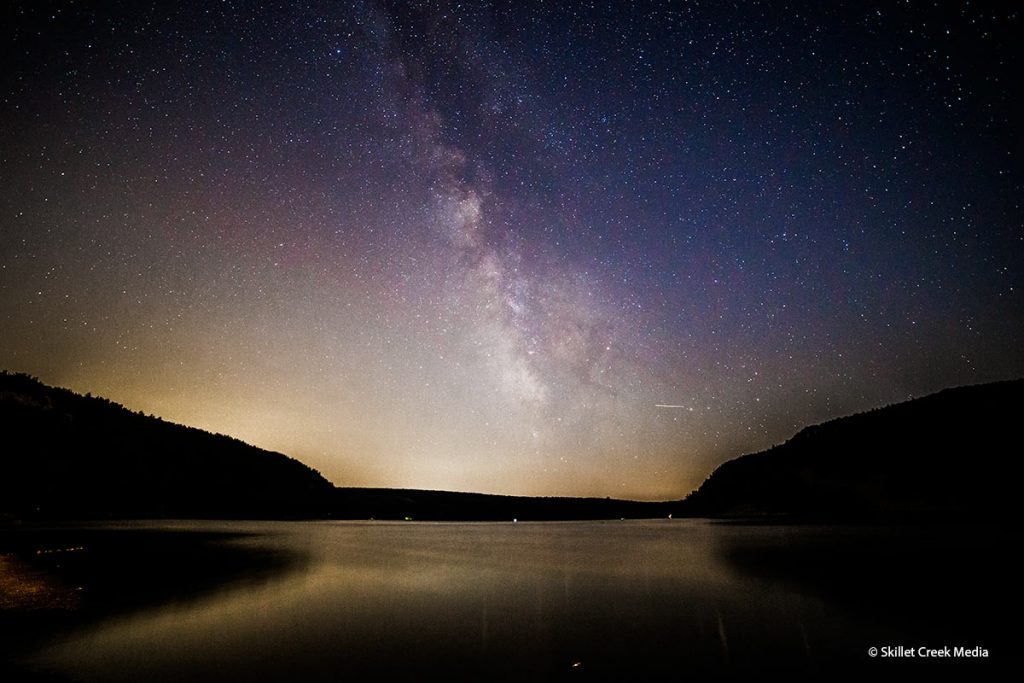 Milky Way Photograph over Devil's Lake State Park