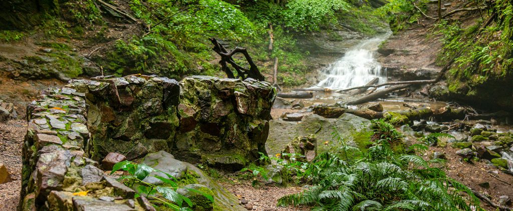 Parfrey's Glen State Natural Area Waterfall.
