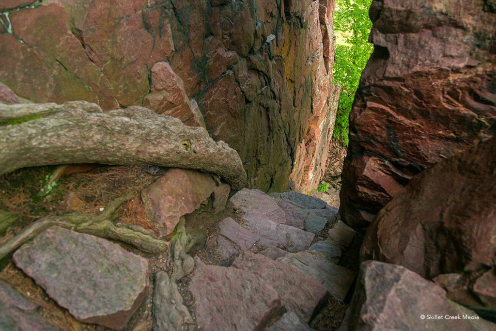 Through The Gap on the Potholes Trail