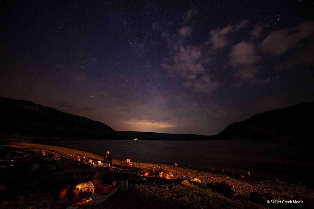 Stargazers at Devil's Lake State Park