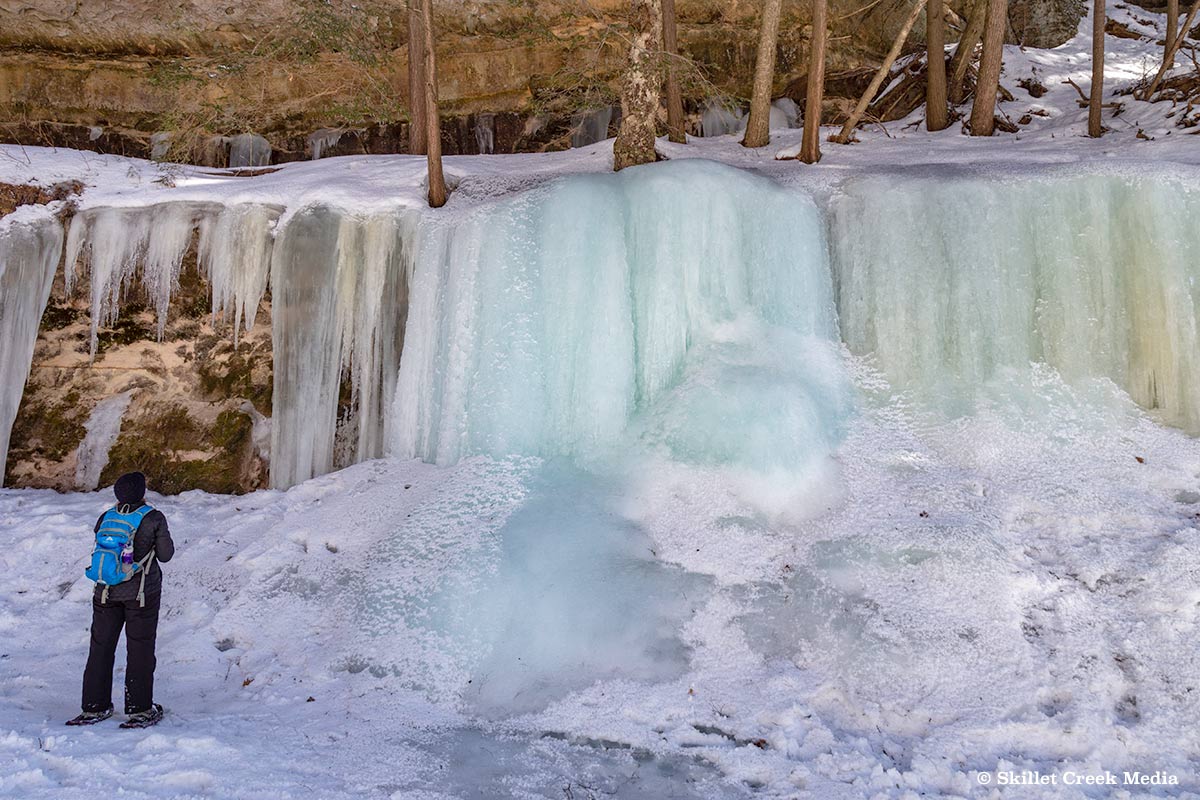 Ice at Pine Hollow State