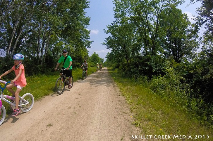 Biking the 400 State Bike Trail