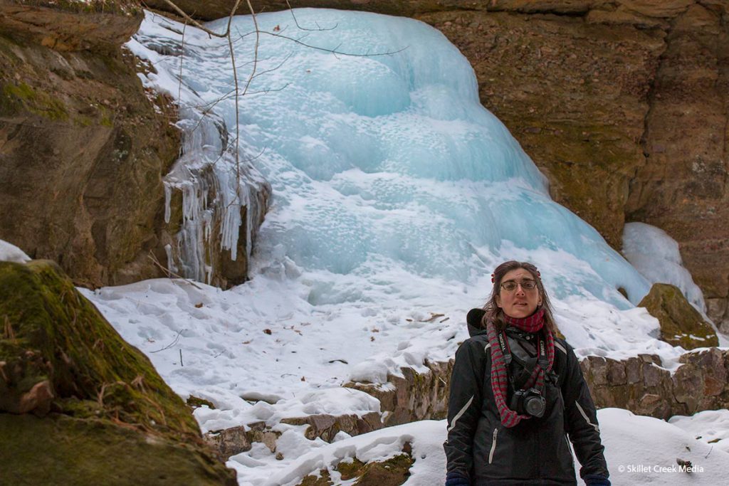 Blue Ice at Parfrey's Glen SNA.