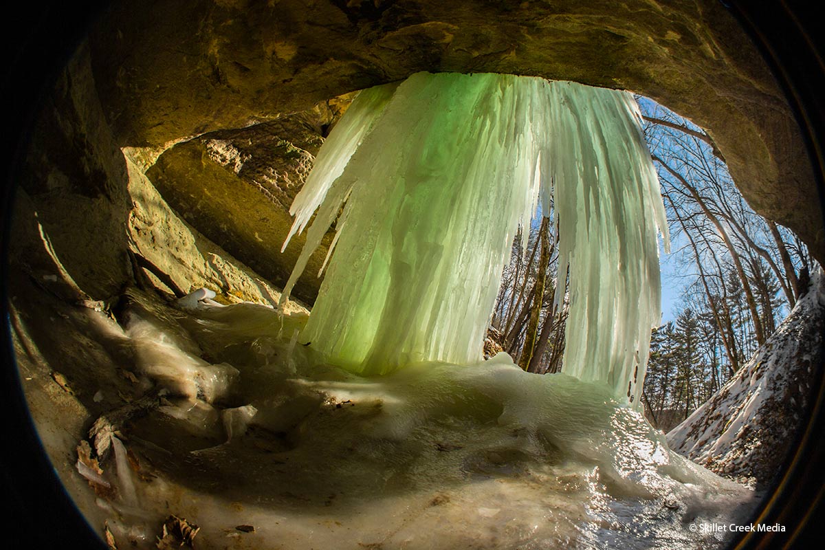 Ice Cave at Kickapoo Valley Reserve