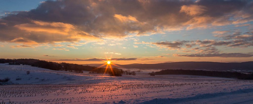 A Winter Morning in Sauk County