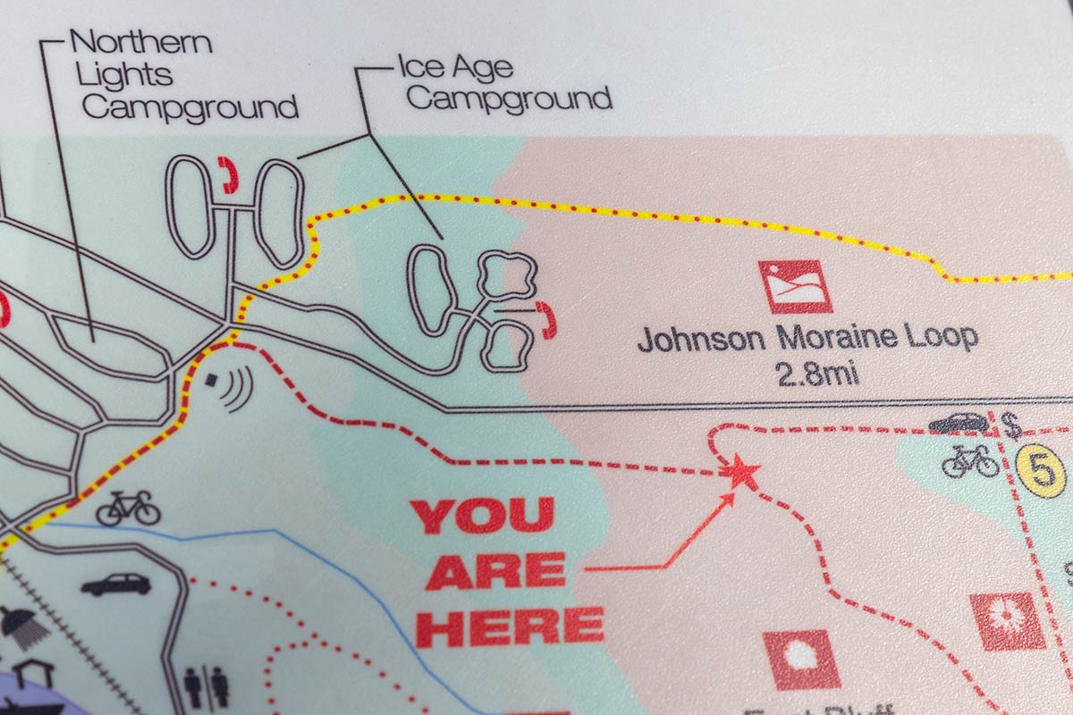 You Are Here at Devil's Lake