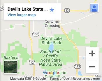 Google Map Devil's Lake Click Here!
