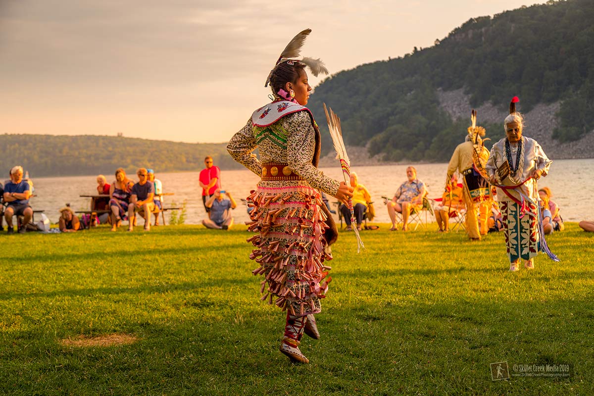 Ho-Chunk Dancer at Devil's Lake