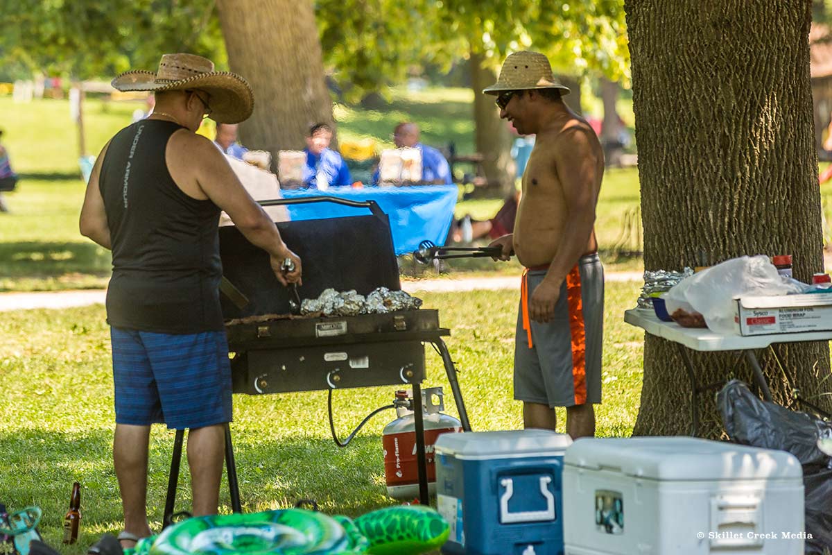 Cook out at Devil's Lake