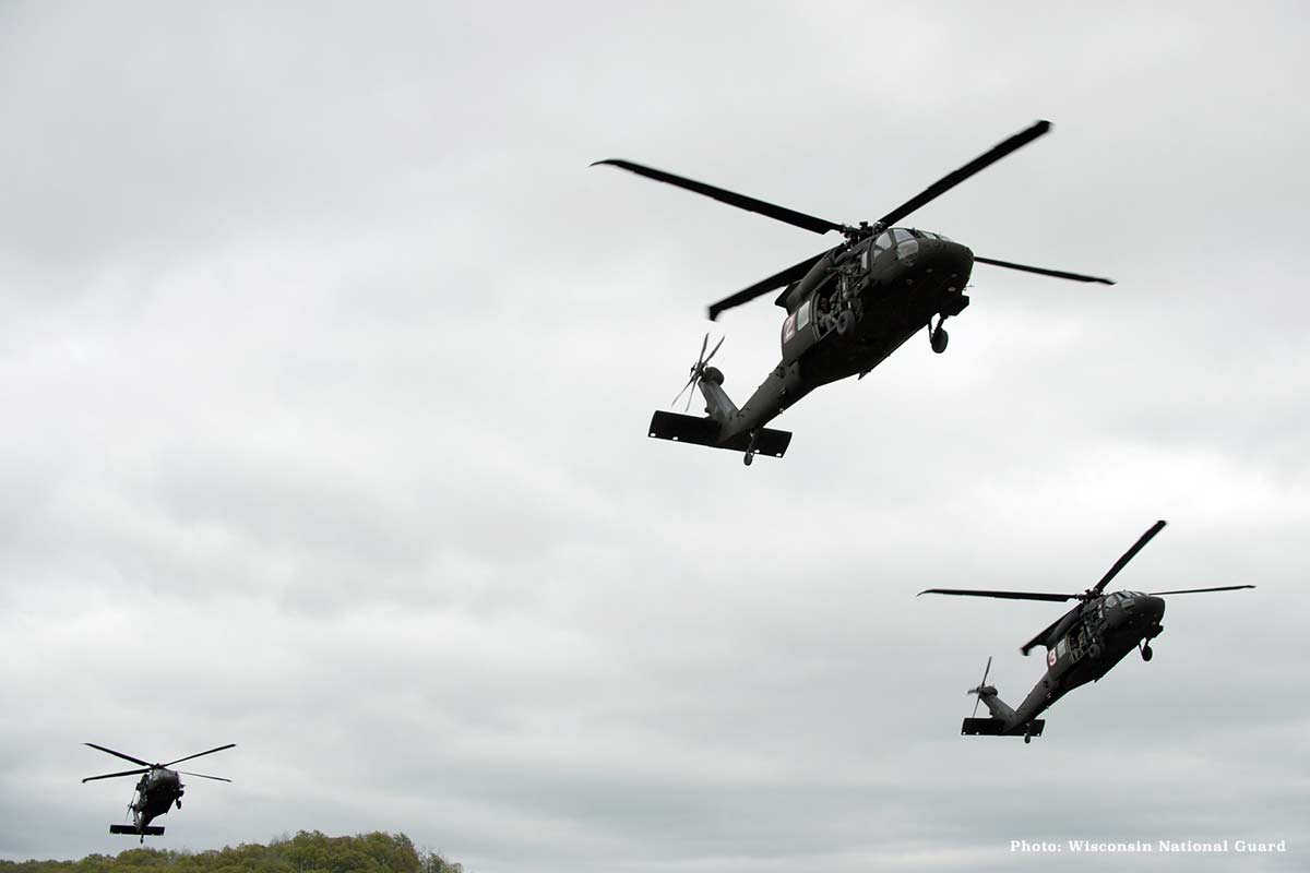 Wisconsin National Guard Helicopters