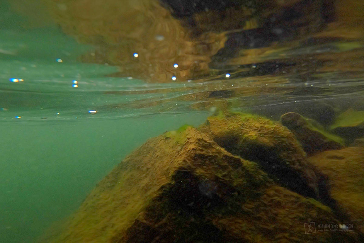 Under Water Photo of Devil's Lake