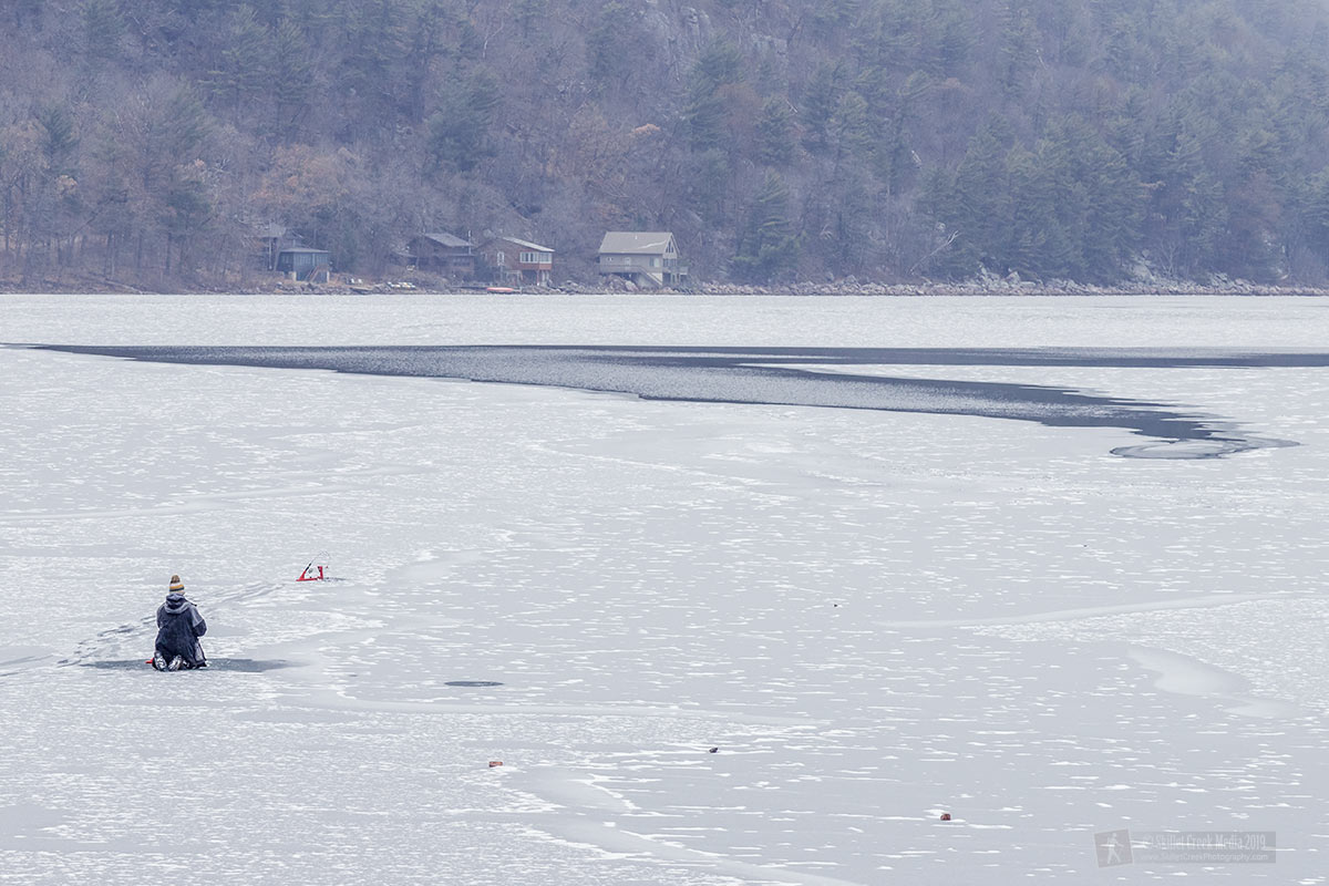 Ice Fishing on Devil's Lake