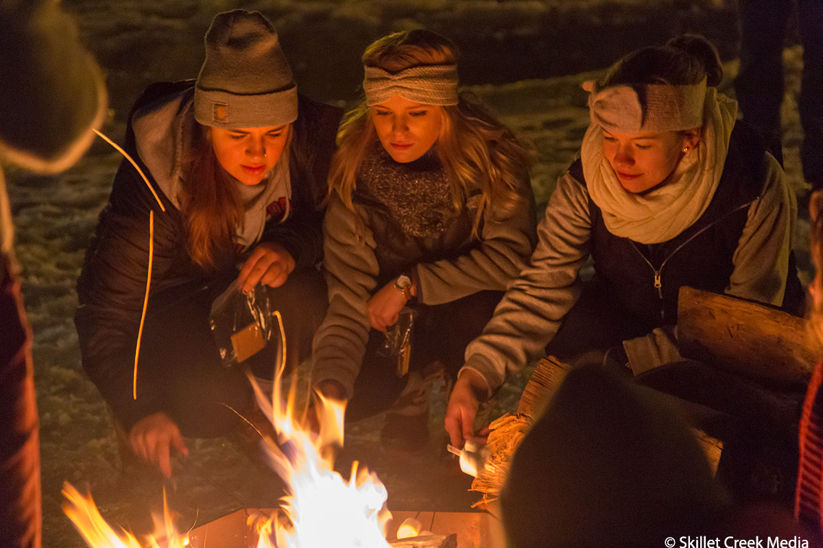 Campfire at Devil's Lake State Park