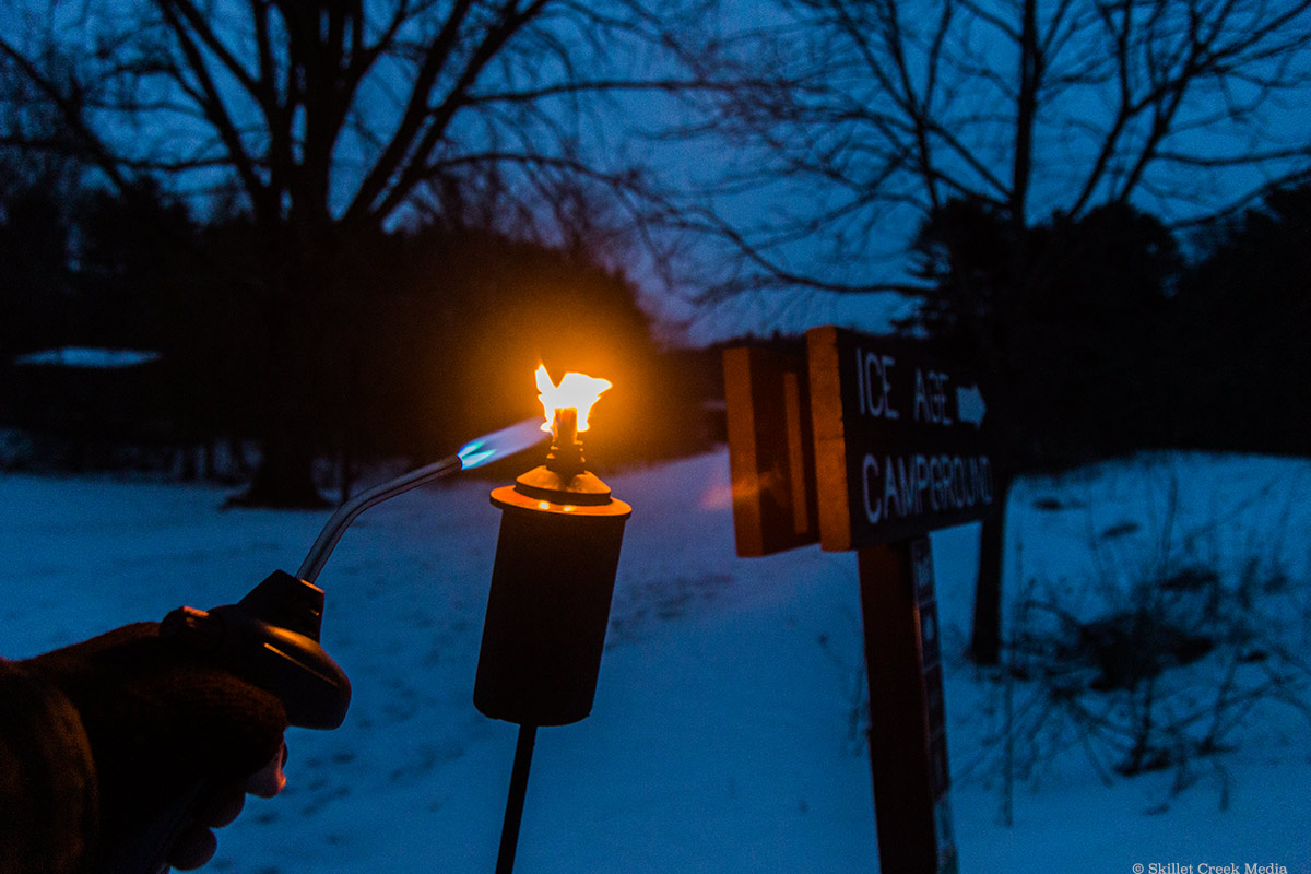 Devil's Lake Candlelight Hike