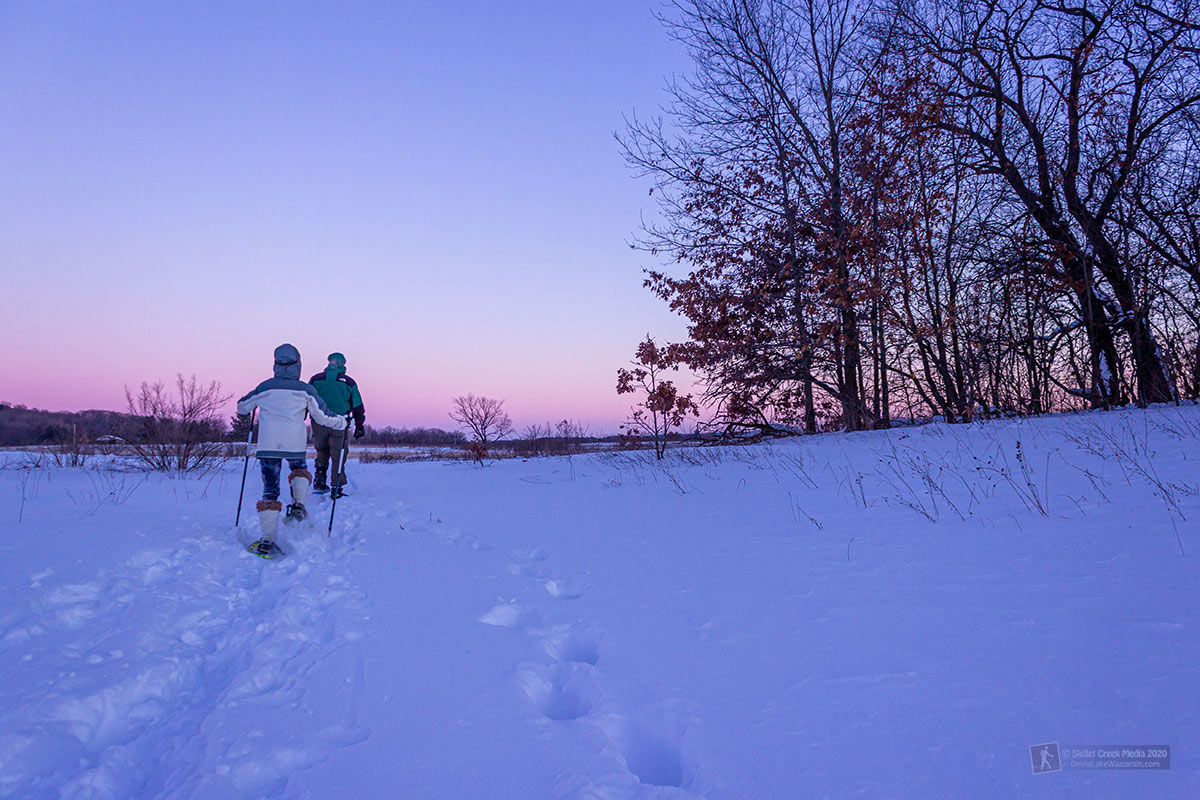 Twilight Snowshoe Devil's Lake