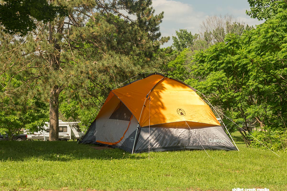 Tent Camping at Devil's Lake