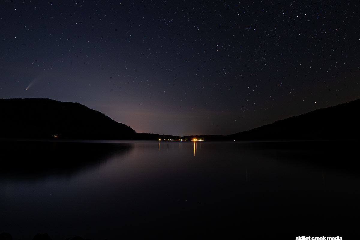 Comet Neowise over Devil's Lake State Park