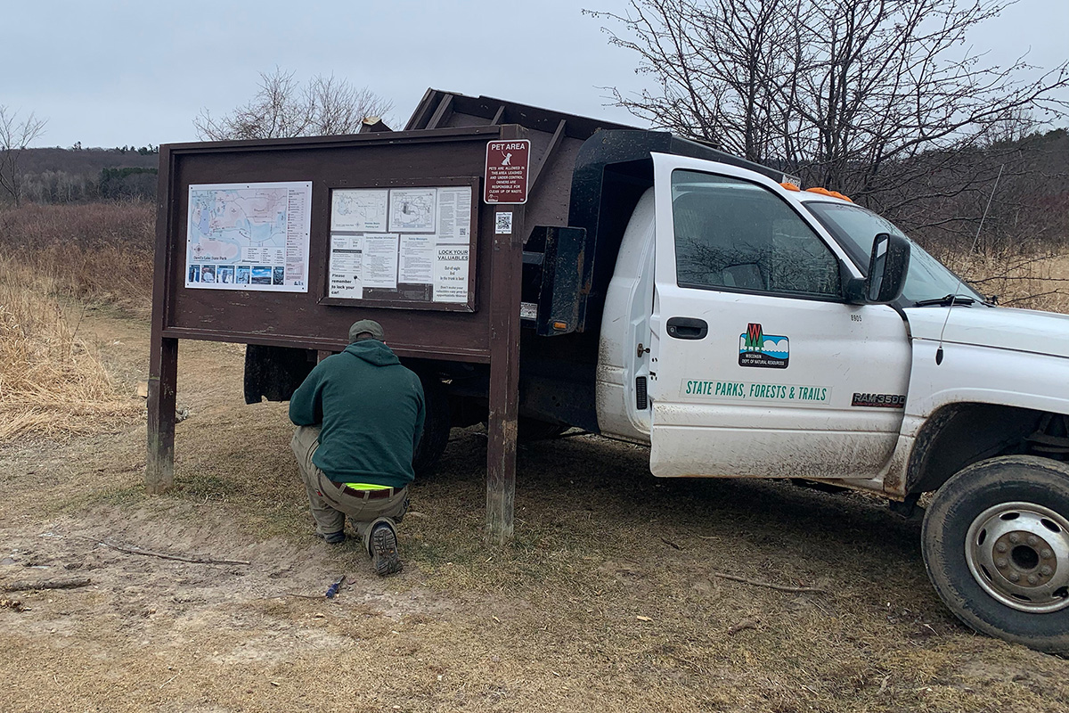 Steinke Basin Bench Removed.