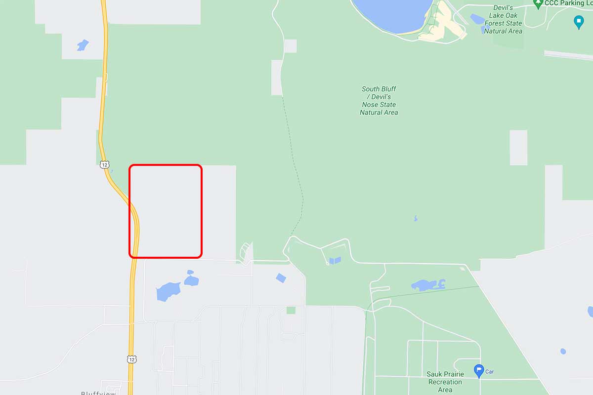 Approximate Location of 220 acres