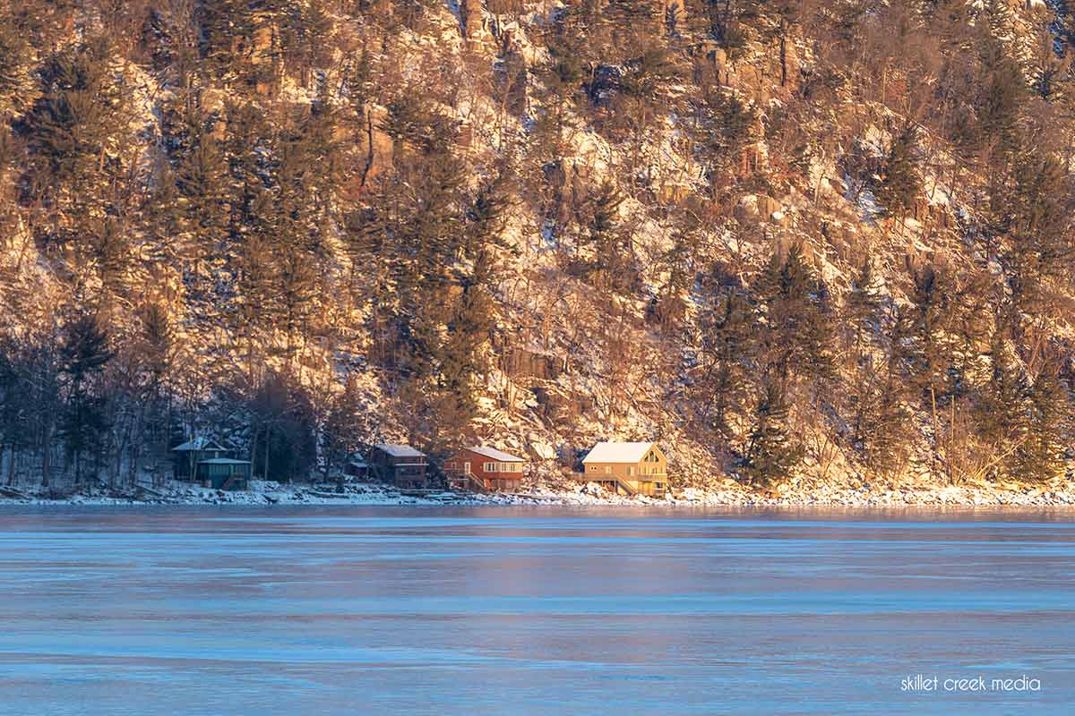 Devil's Lake Frozen Jan 2, 2022