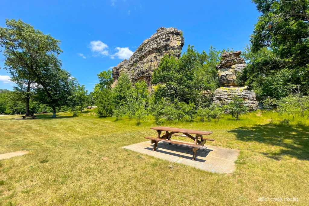 Ship Rock with Picnic Table
