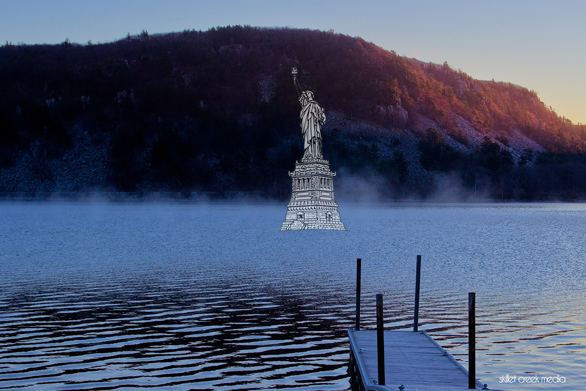 Bluffs with Liberty