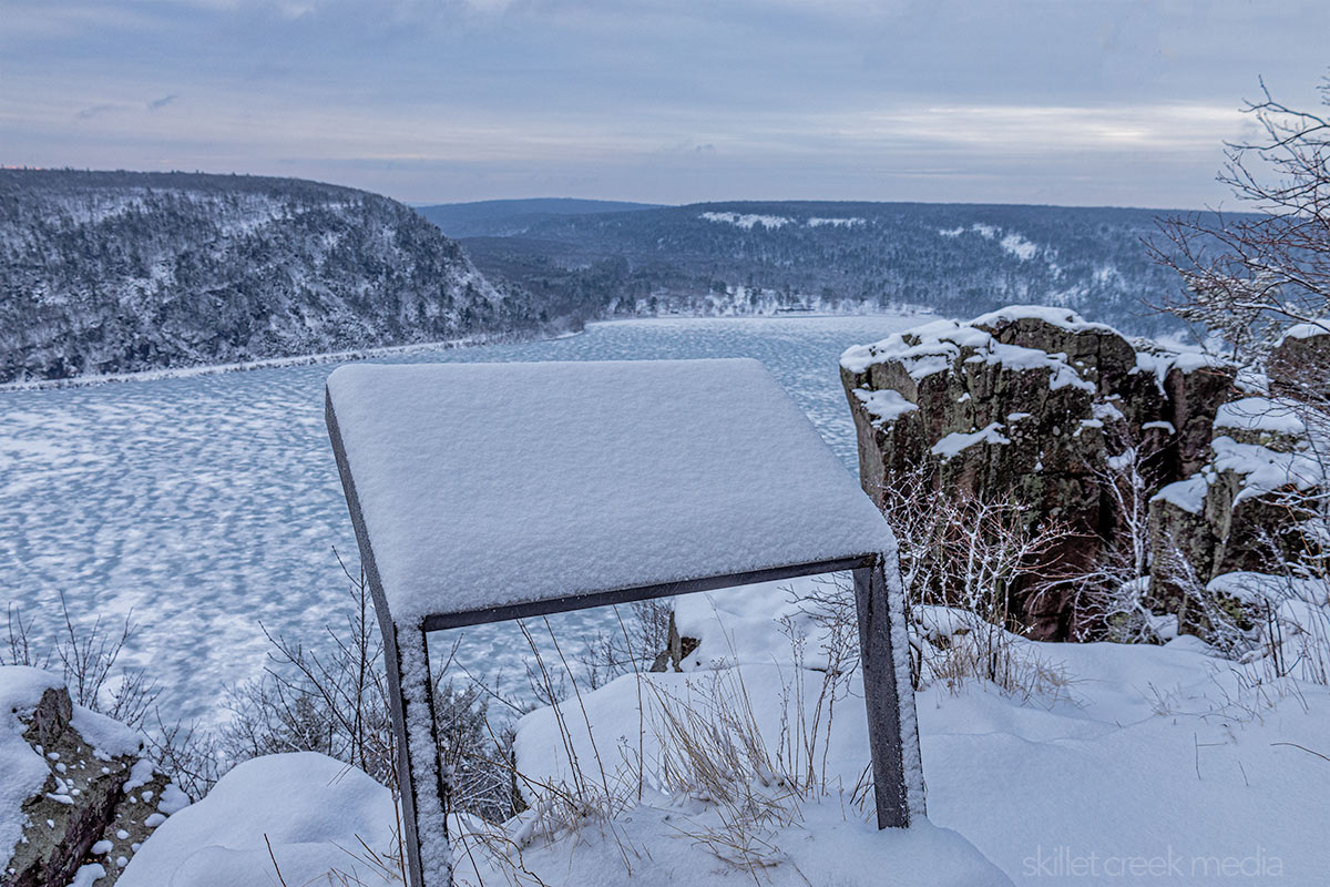 Snow March 2023 Devil's Lake State Park