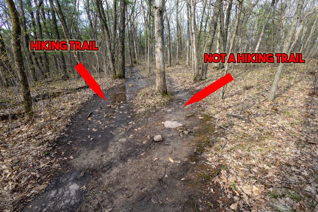 Staying on the trails, and embracing the mud can avoid damage.