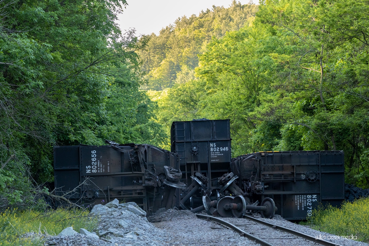 Train Derailment at Devil's Lake State Park