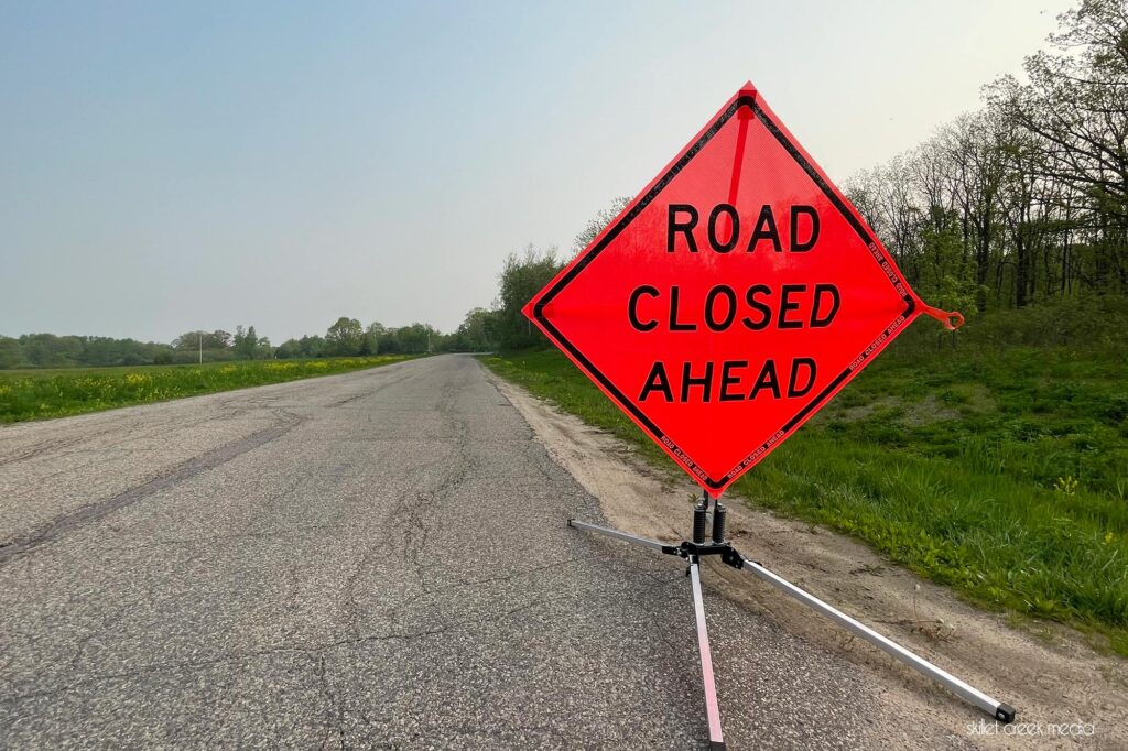 Road Closed Sign