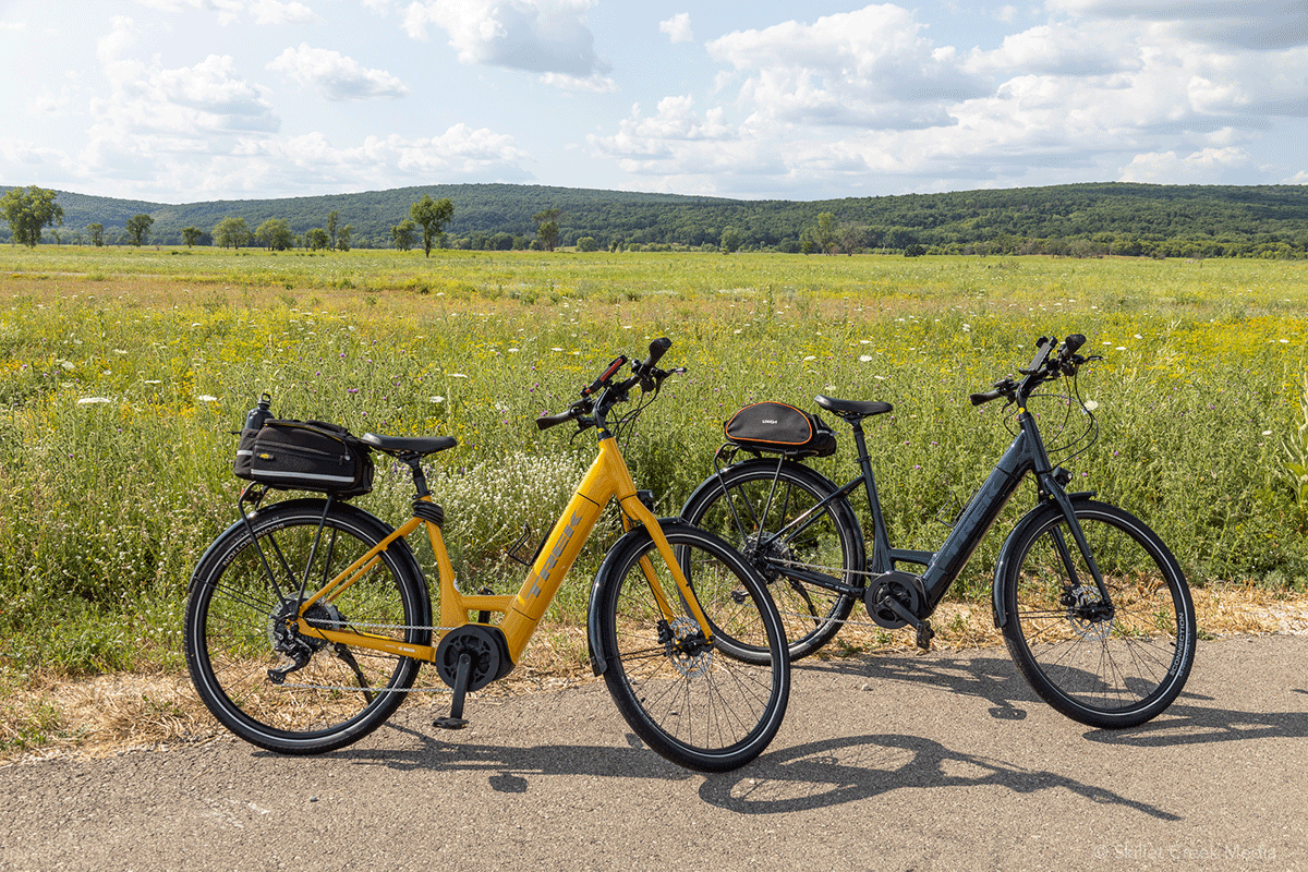 e-bikes on the Great Sauk Trail