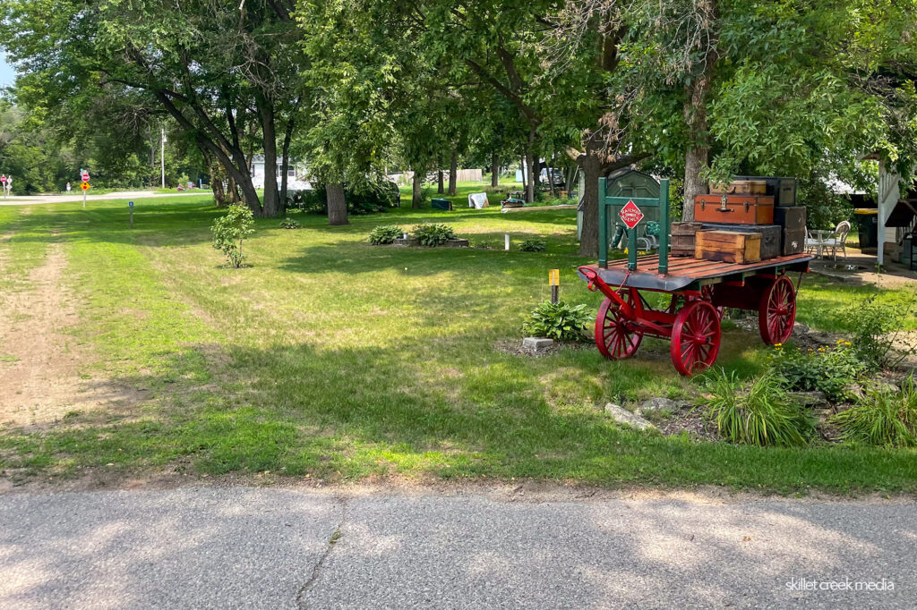 Antique Wagon in Gothem, Wisconsin.