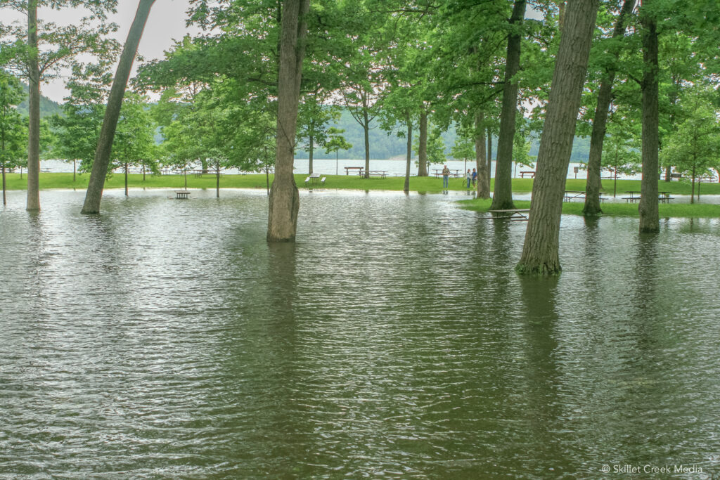 2008 Flooding at Devil's Lake State Park