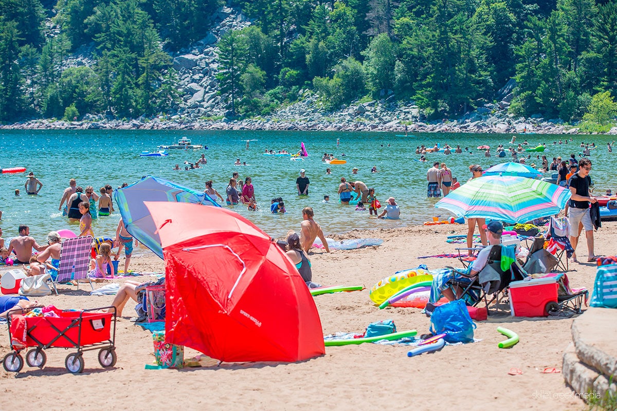 Devil's Lake Summer Beach